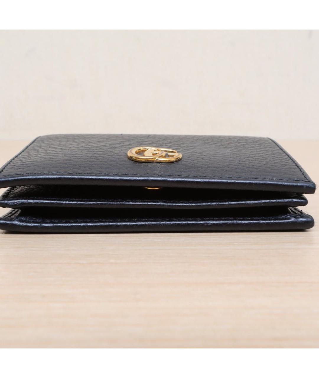 GUCCI Черный кожаный кошелек, фото 8