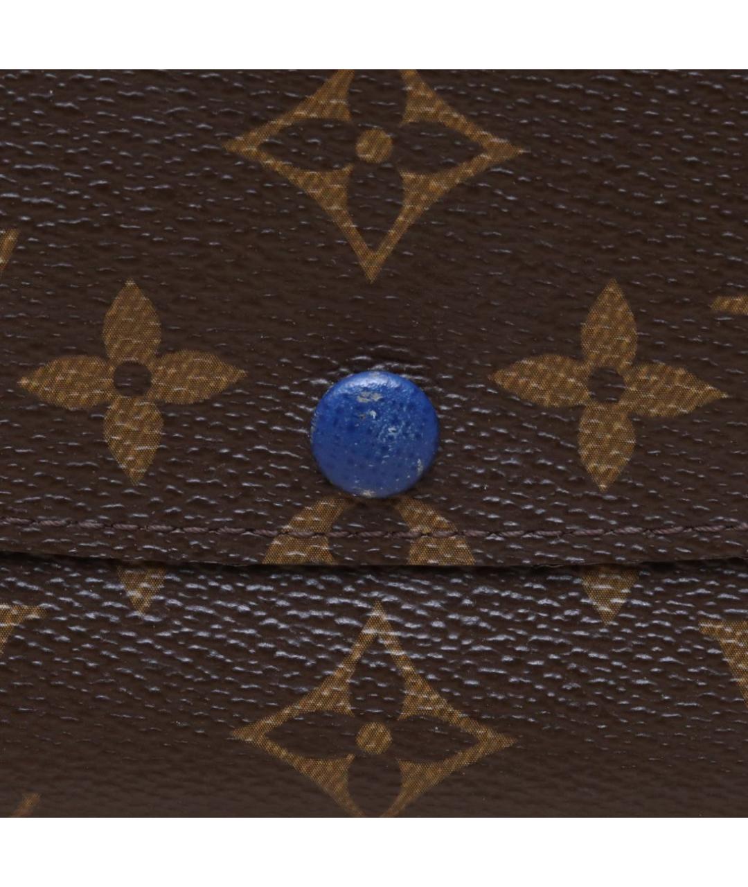 LOUIS VUITTON Коричневый кошелек, фото 8