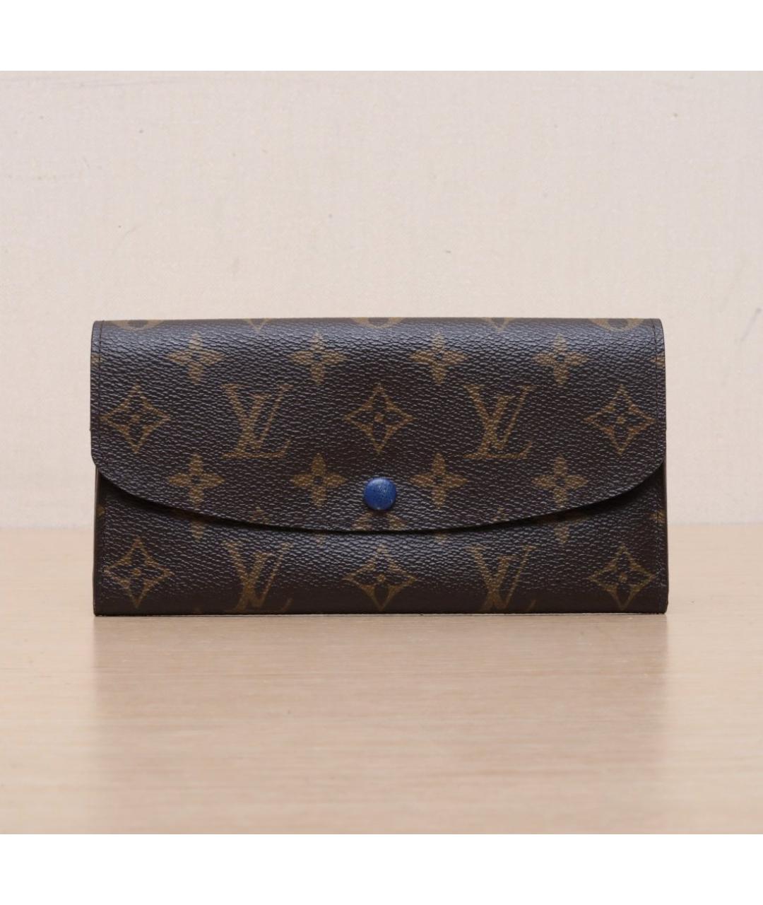 LOUIS VUITTON Коричневый кошелек, фото 3
