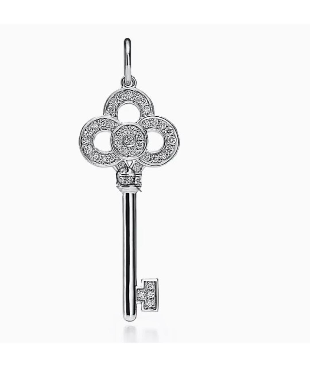 TIFFANY&CO Серебряное колье из белого золота, фото 7