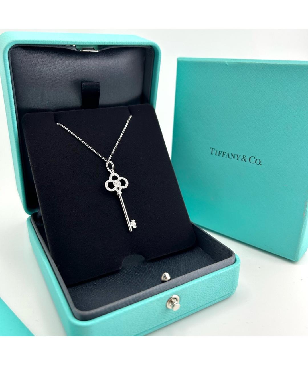 TIFFANY&CO Серебряное колье из белого золота, фото 5