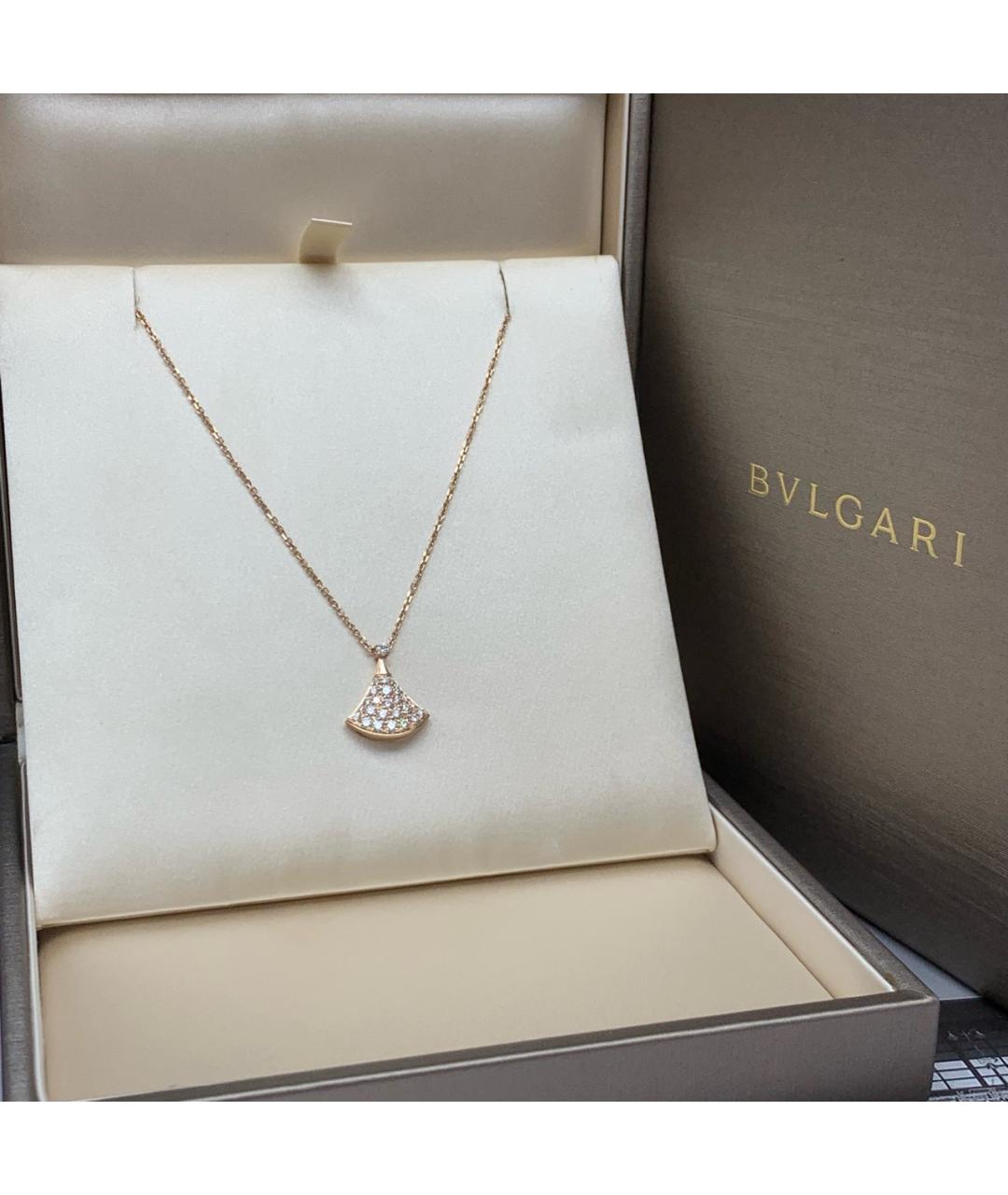 BVLGARI Золотое колье из розового золота, фото 4