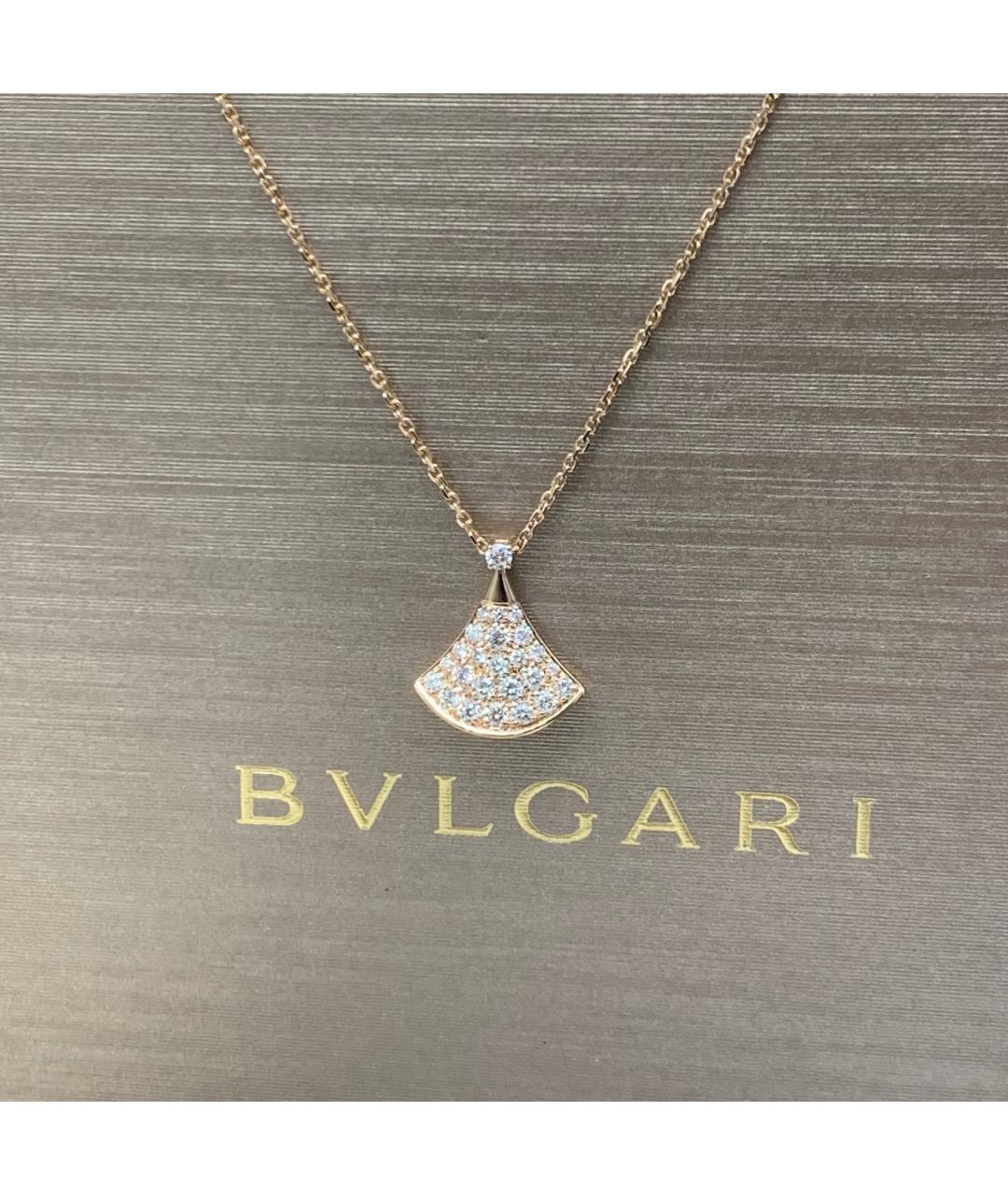 BVLGARI Золотое колье из розового золота, фото 5