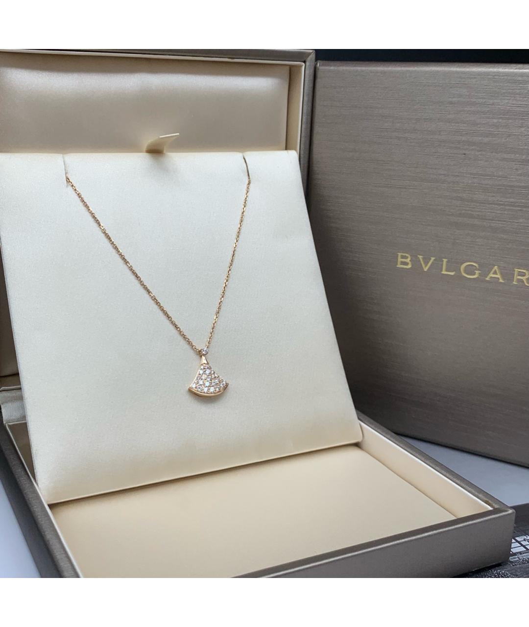 BVLGARI Золотое колье из розового золота, фото 2