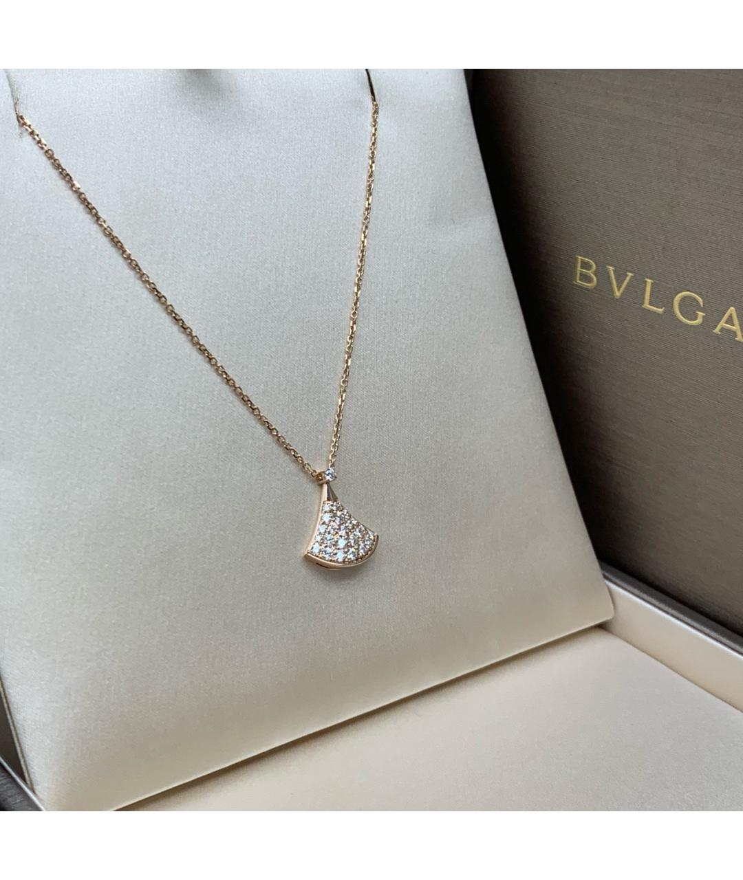 BVLGARI Золотое колье из розового золота, фото 3