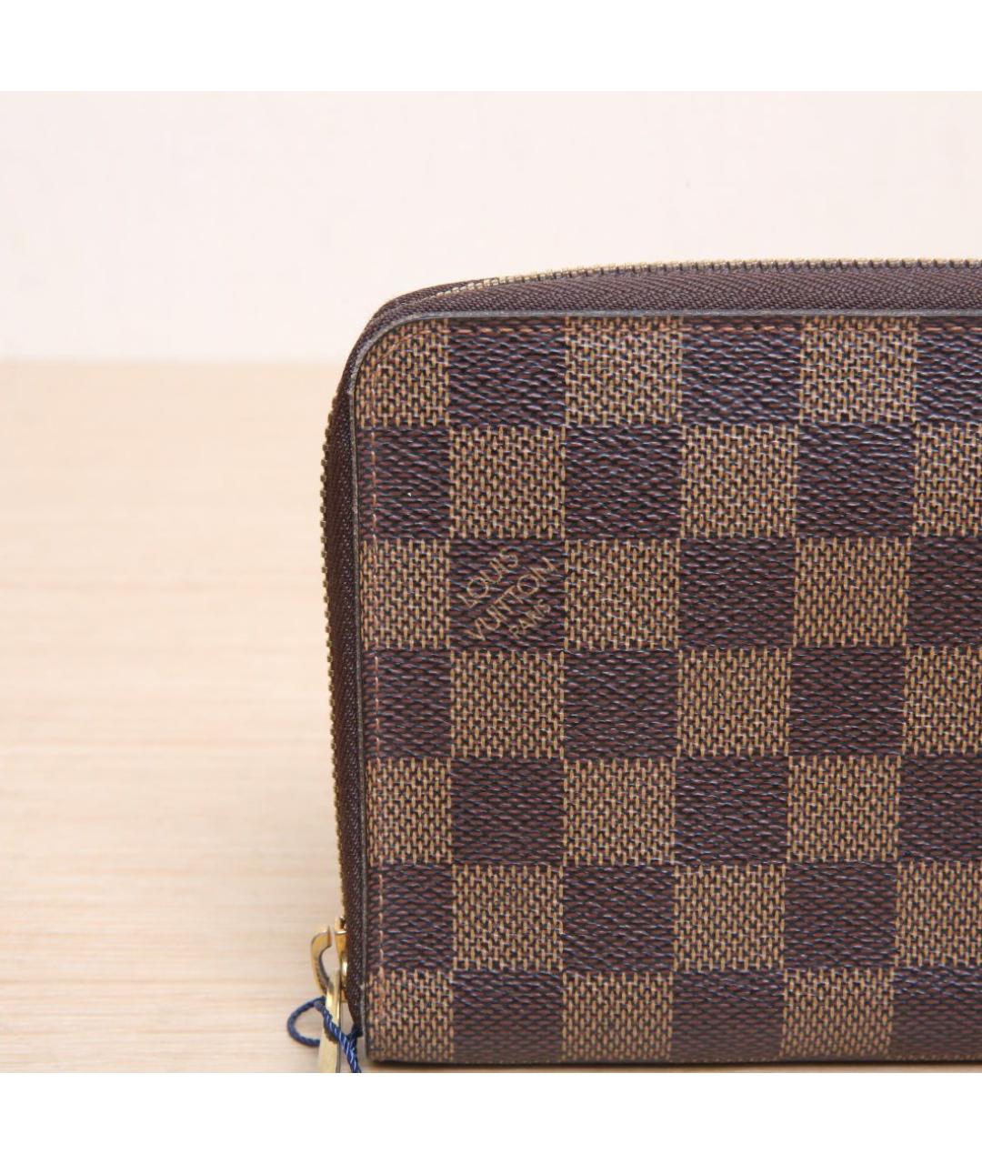 LOUIS VUITTON Коричневый кошелек, фото 8