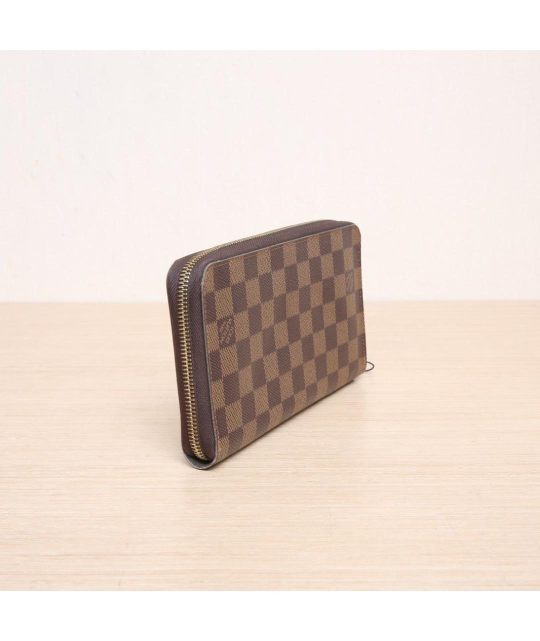 LOUIS VUITTON Коричневый кошелек, фото 6