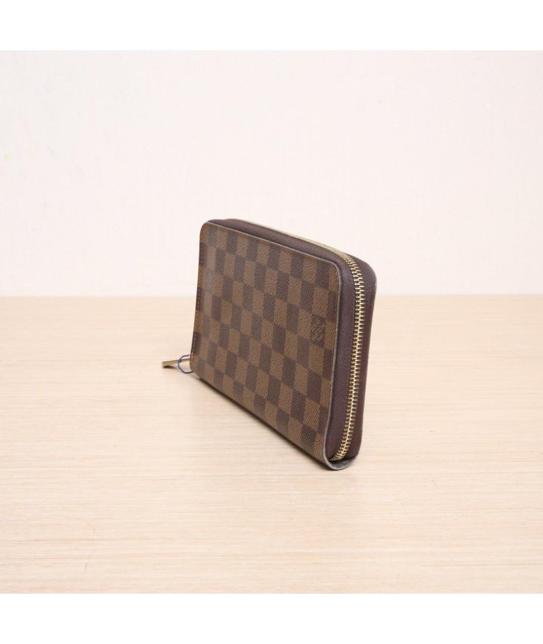 LOUIS VUITTON Коричневый кошелек, фото 4