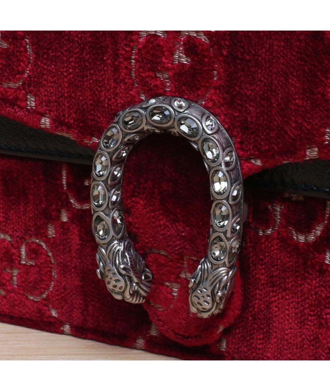 GUCCI Красная сумка через плечо, фото 8