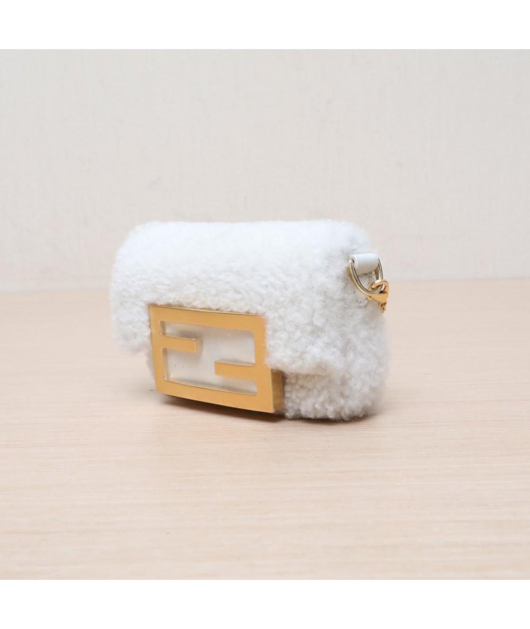FENDI Белая сумка через плечо, фото 3