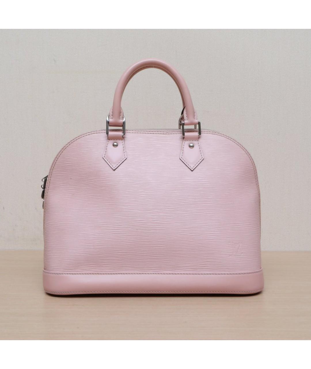 LOUIS VUITTON Розовая кожаная сумка через плечо, фото 2