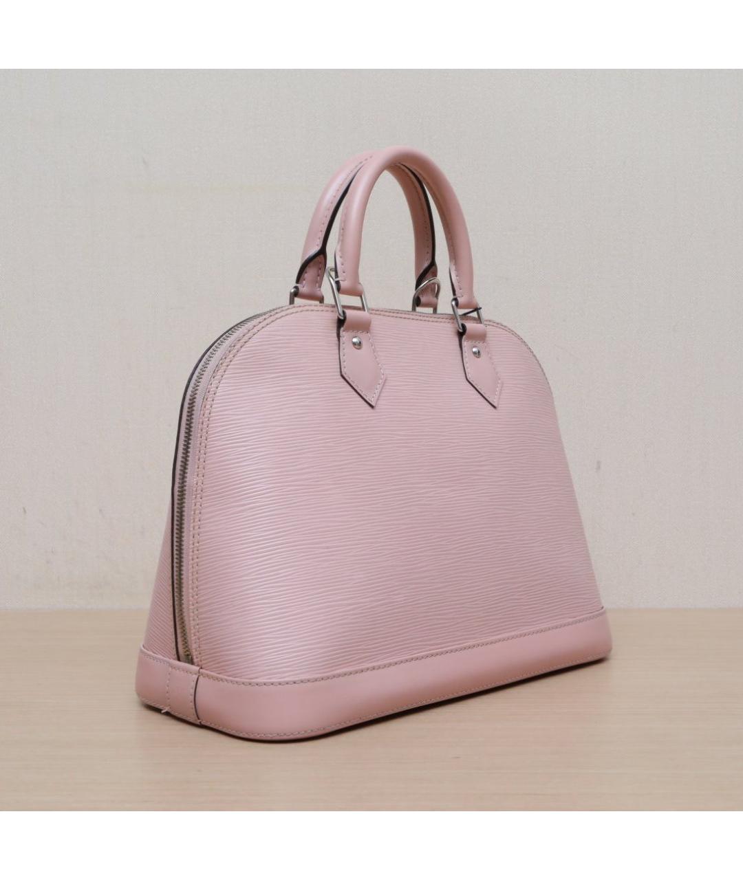 LOUIS VUITTON Розовая кожаная сумка через плечо, фото 5