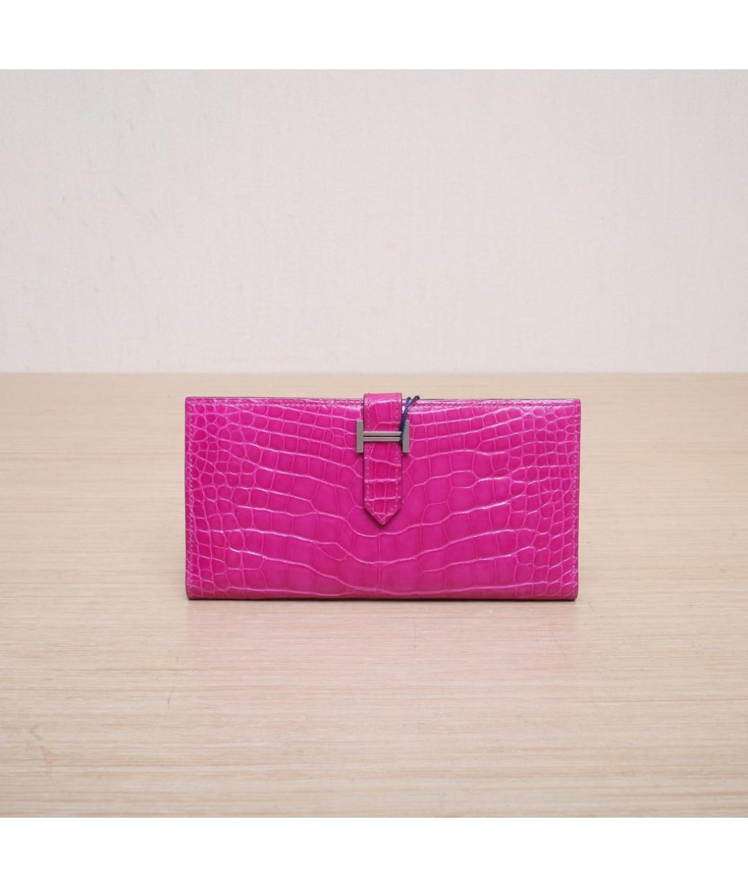 HERMES Фиолетовый кошелек, фото 2