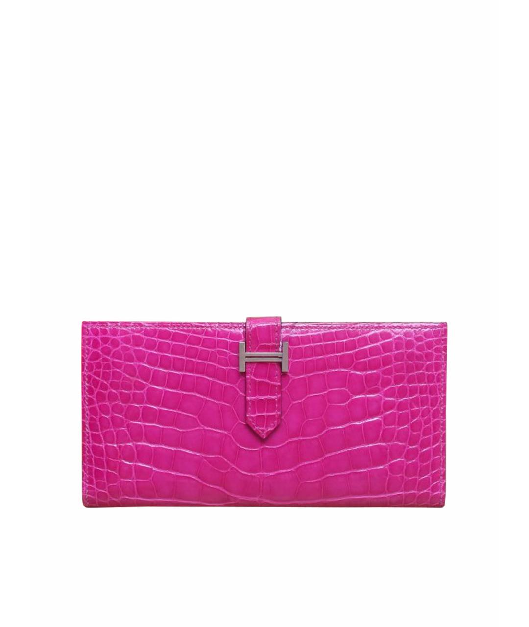 HERMES Фиолетовый кошелек, фото 1
