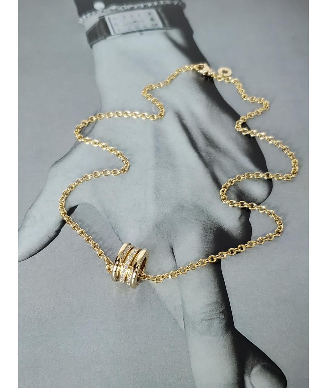 BVLGARI Золотое колье из желтого золота, фото 4