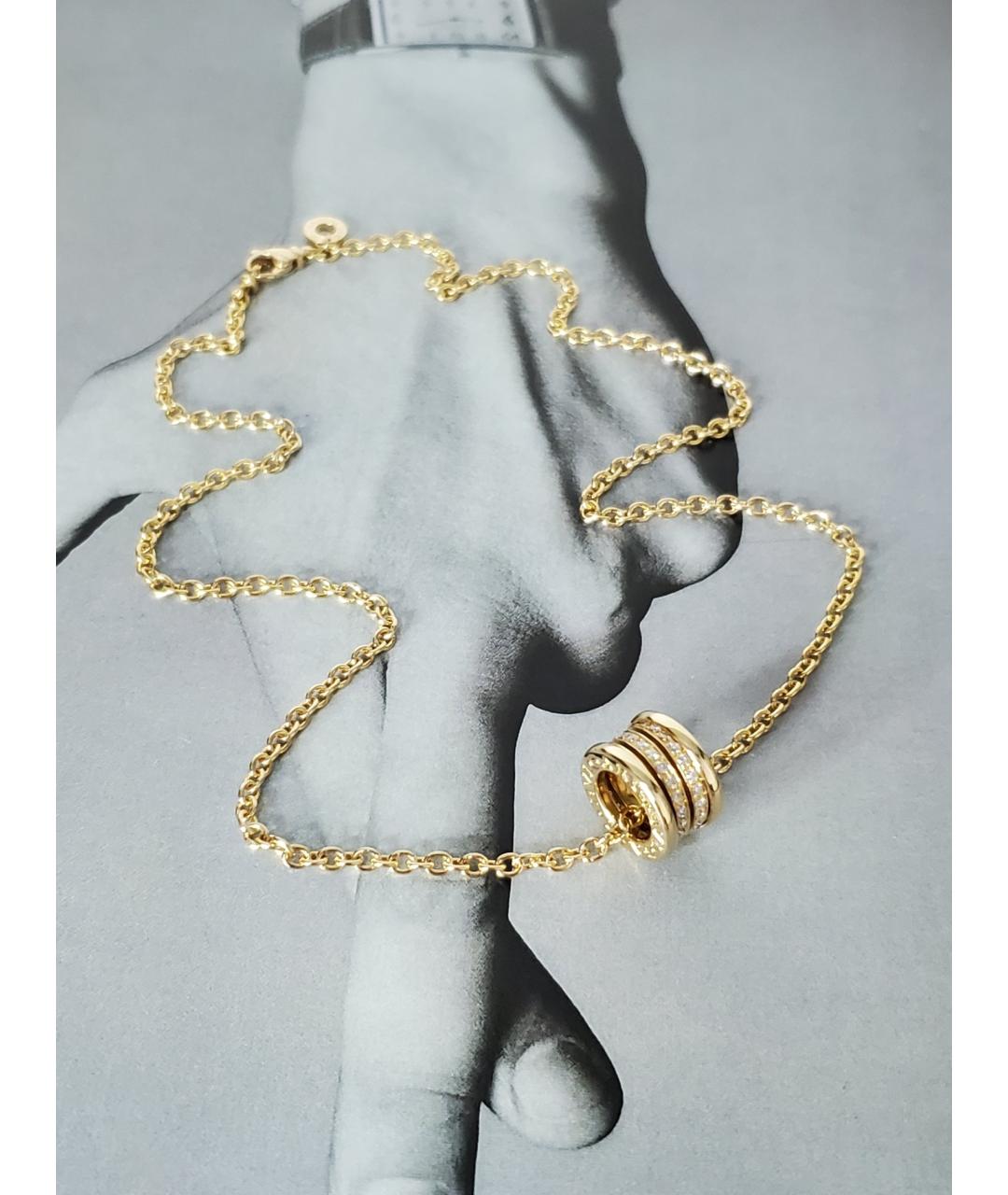 BVLGARI Золотое колье из желтого золота, фото 2