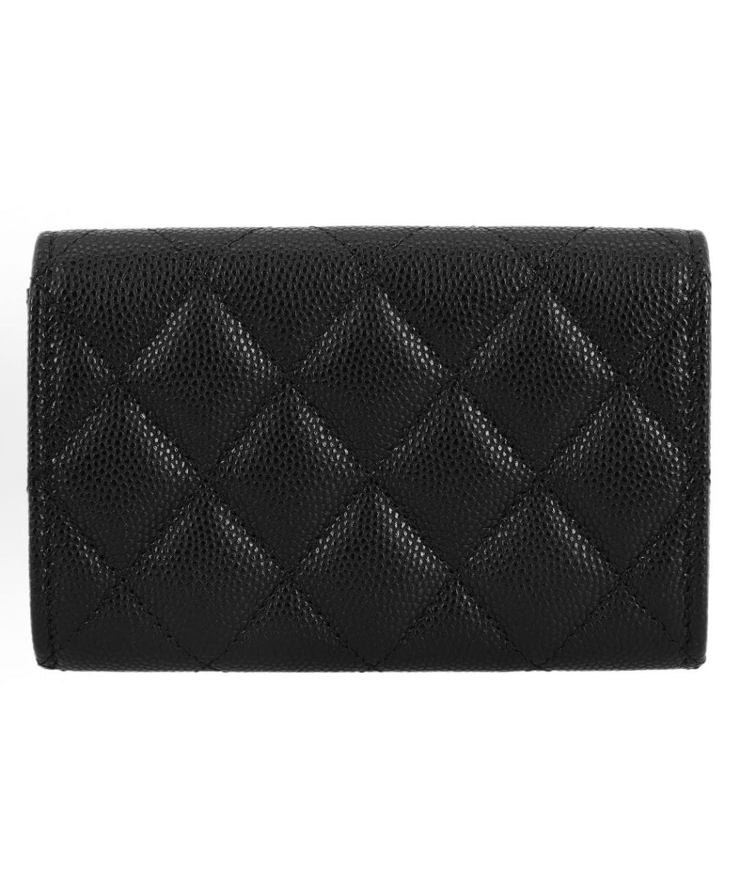 CHANEL Черный кожаный кардхолдер, фото 3