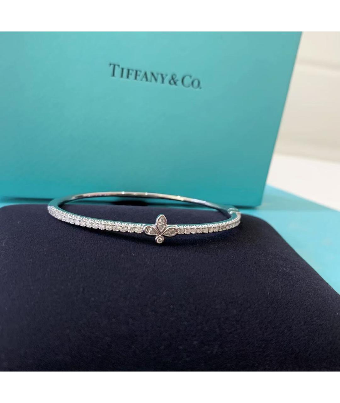 TIFFANY&CO Серебрянный браслет из белого золота, фото 5