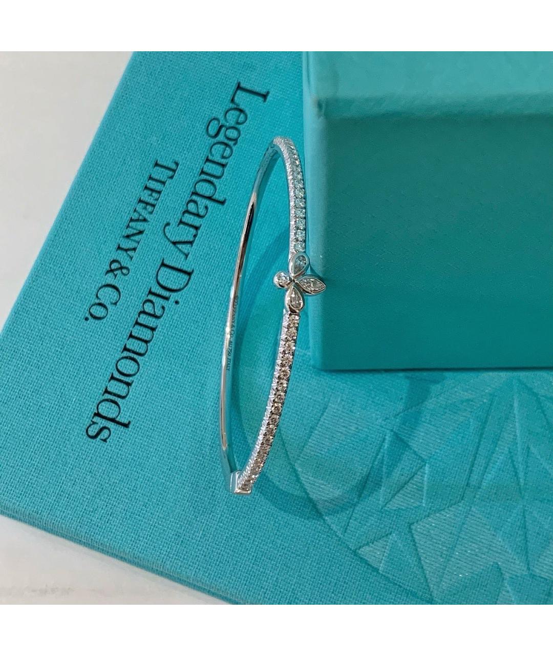 TIFFANY&CO Серебрянный браслет из белого золота, фото 4