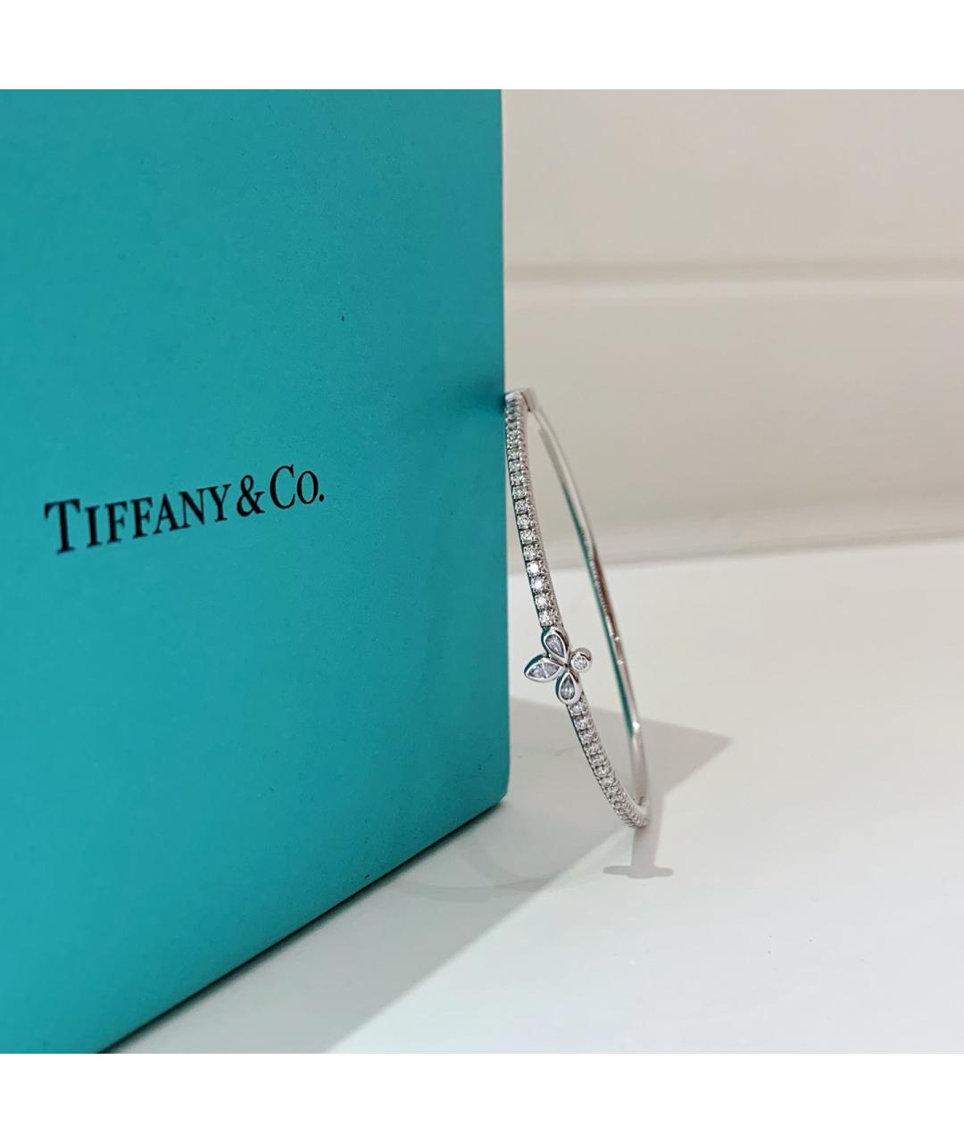 TIFFANY&CO Серебрянный браслет из белого золота, фото 3
