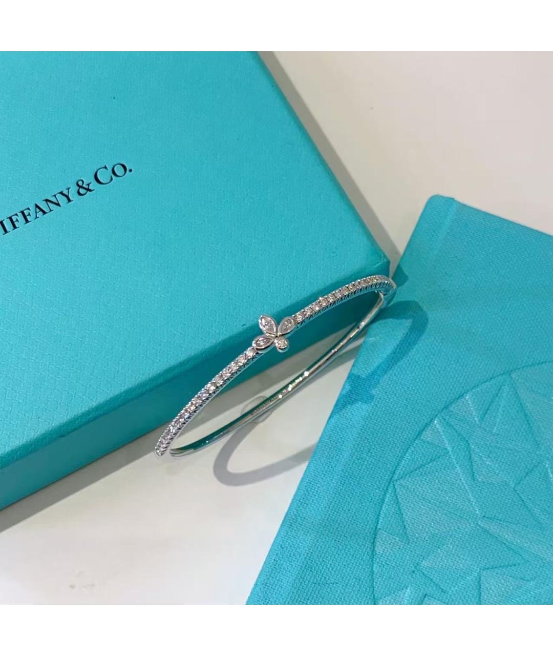 TIFFANY&CO Серебрянный браслет из белого золота, фото 6