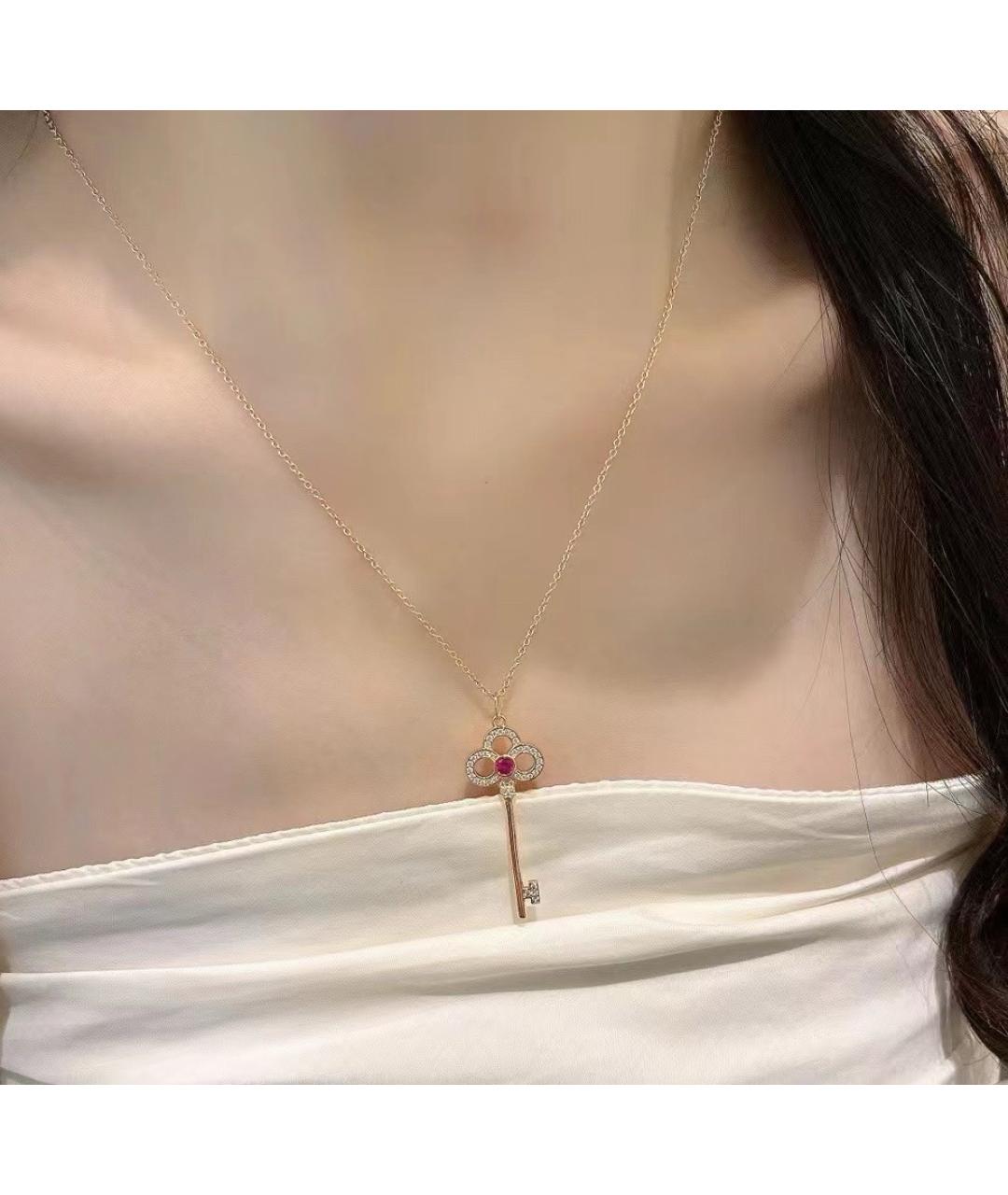 TIFFANY&CO Золотое колье из розового золота, фото 9
