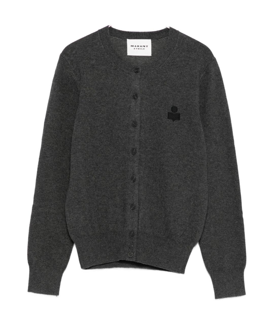 ISABEL MARANT ETOILE Антрацитовый кардиган, фото 1