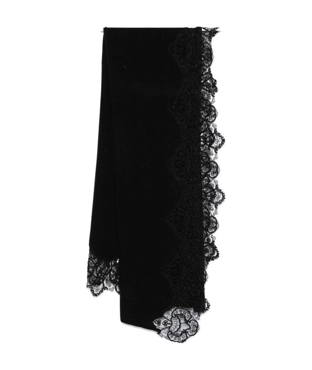 ERMANNO SCERVINO Черный шарф, фото 1