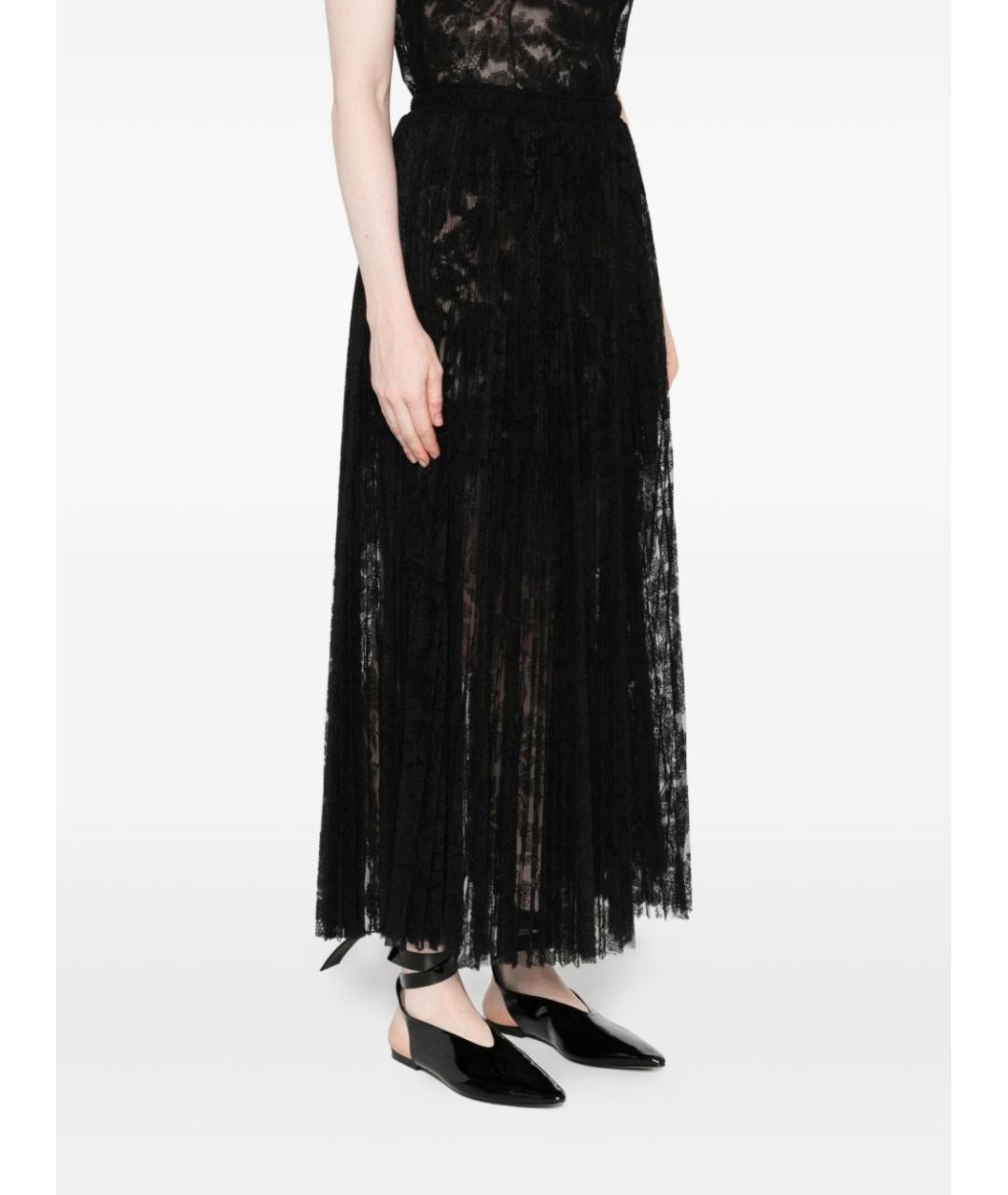 ERMANNO SCERVINO Черная юбка макси, фото 4