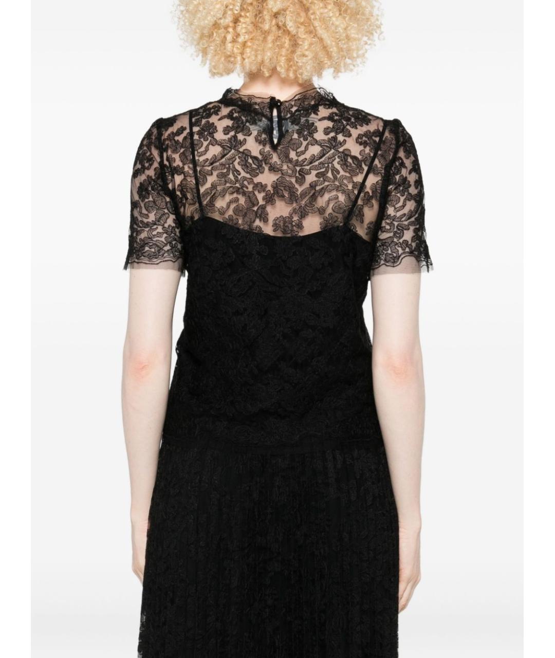 ERMANNO SCERVINO Черная футболка, фото 3