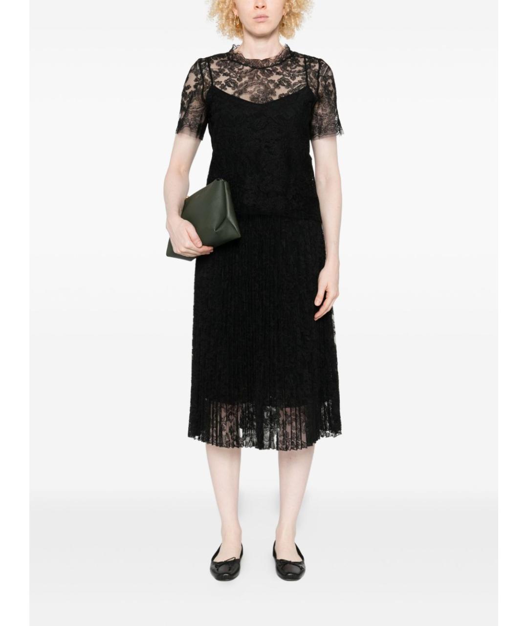 ERMANNO SCERVINO Черная футболка, фото 2