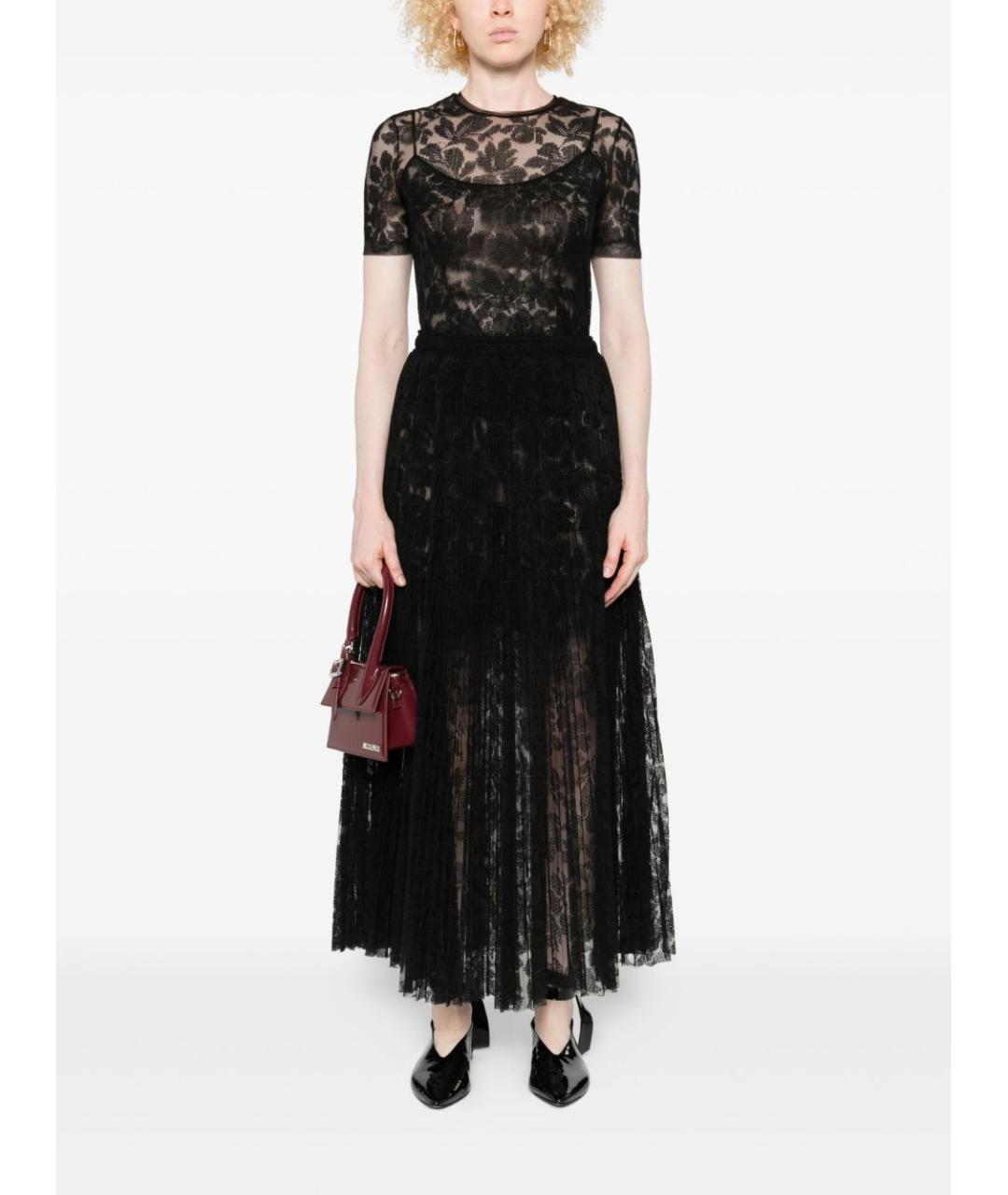 ERMANNO SCERVINO Черная футболка, фото 2