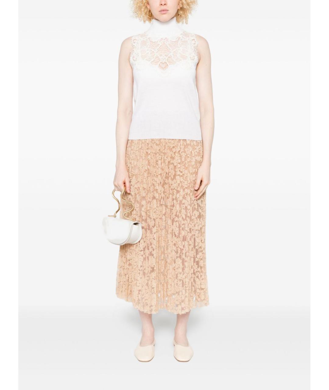 ERMANNO SCERVINO Белая майка, фото 5