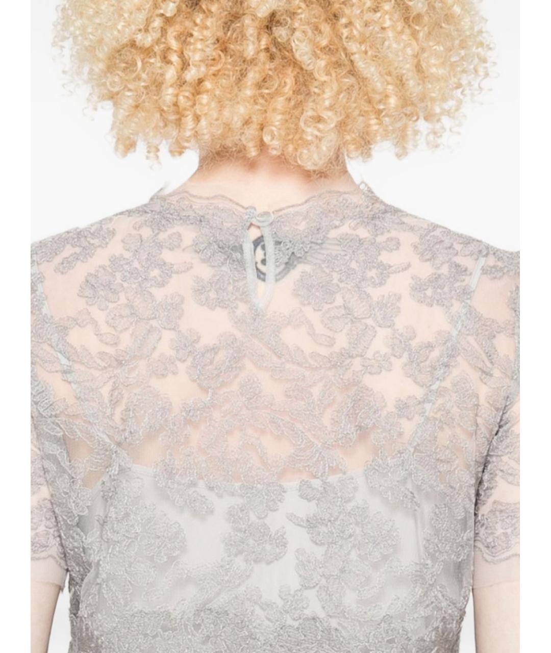 ERMANNO SCERVINO Серая футболка, фото 2