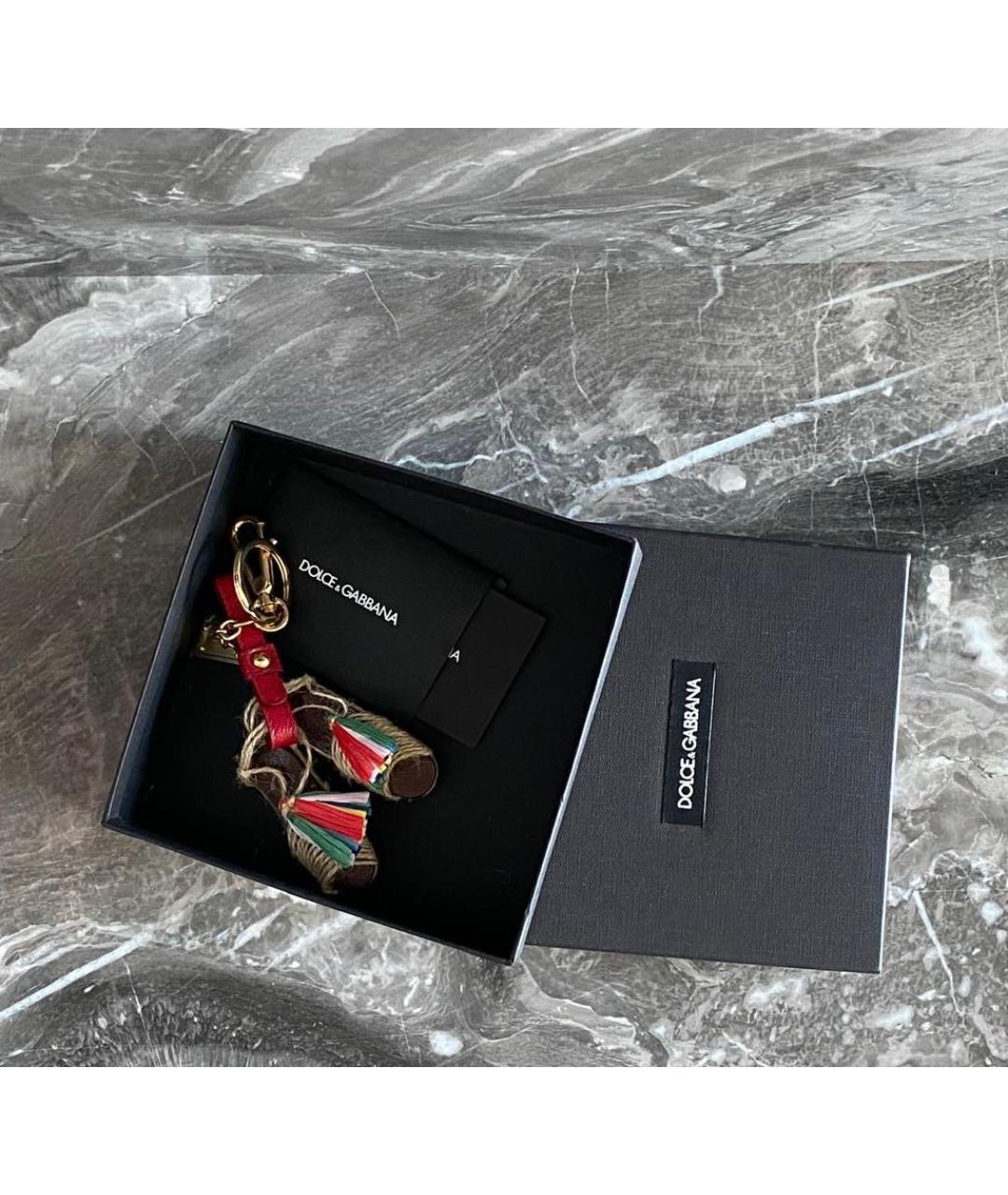 DOLCE&GABBANA Красный брелок, фото 2