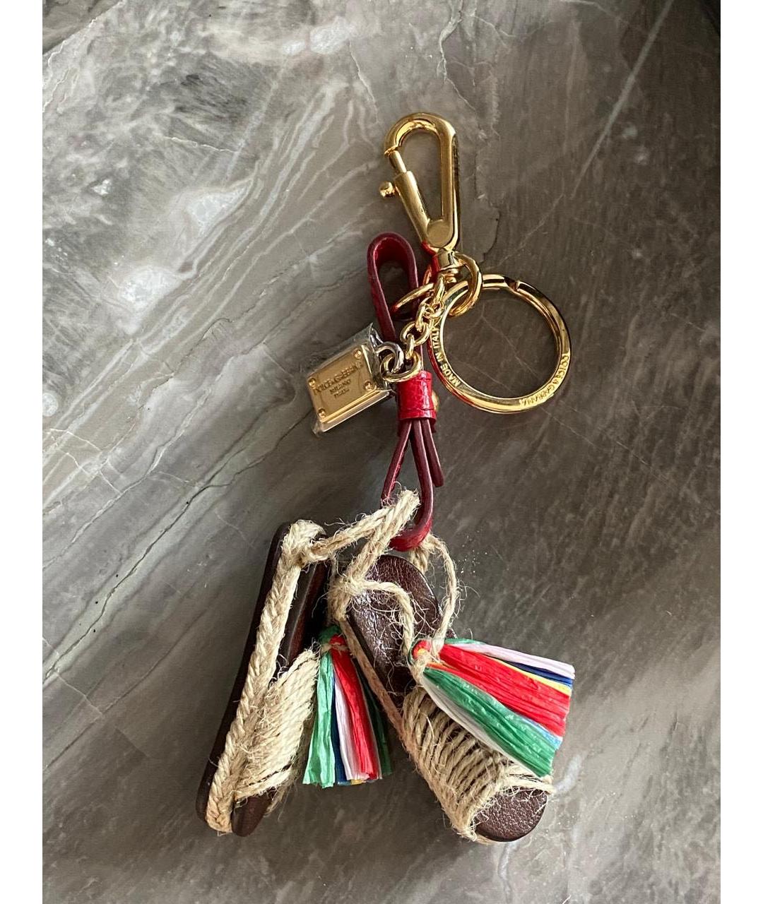 DOLCE&GABBANA Красный брелок, фото 6