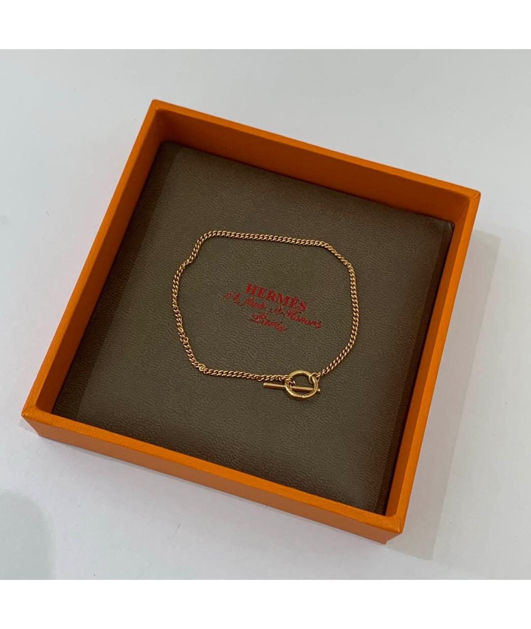 HERMES Золотой браслет из розового золота, фото 5