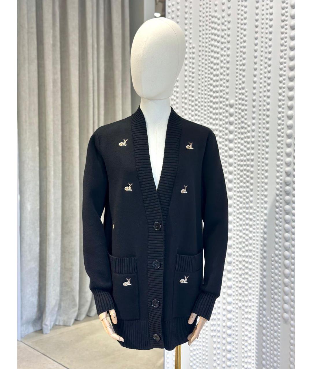 BURBERRY Черный кардиган, фото 5