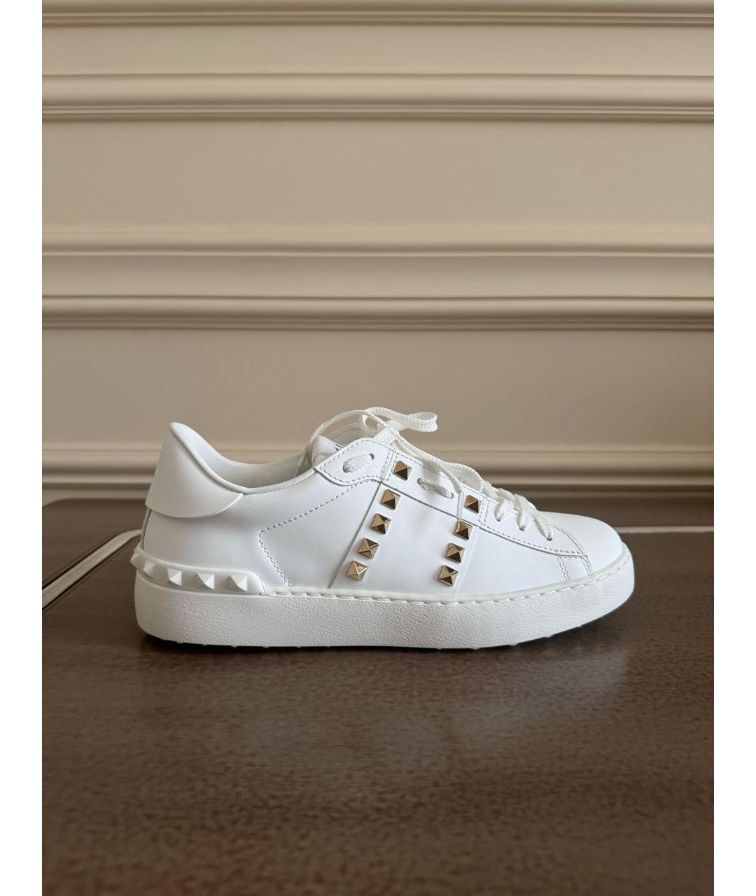 VALENTINO Белые кожаные кеды, фото 7