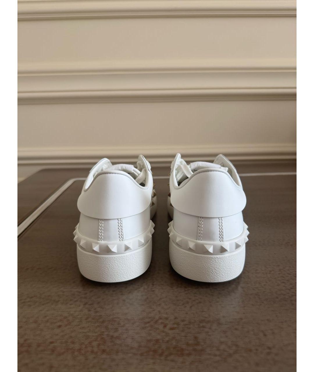 VALENTINO Белые кожаные кеды, фото 4
