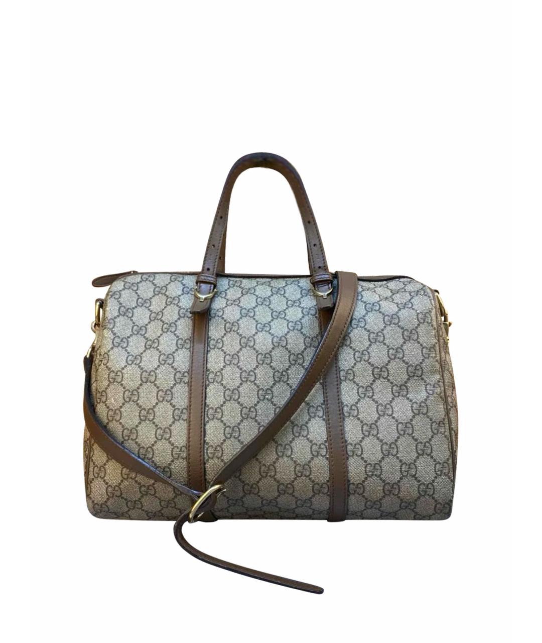 GUCCI Бежевая дорожная/спортивная сумка, фото 1