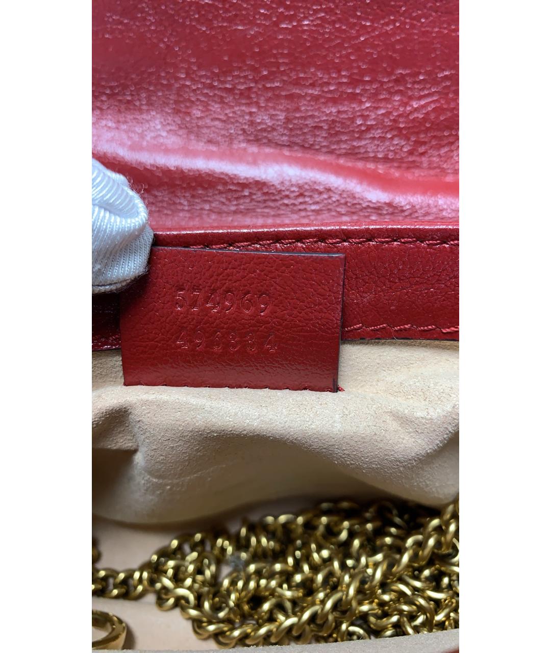 GUCCI Синяя кожаная сумка через плечо, фото 4