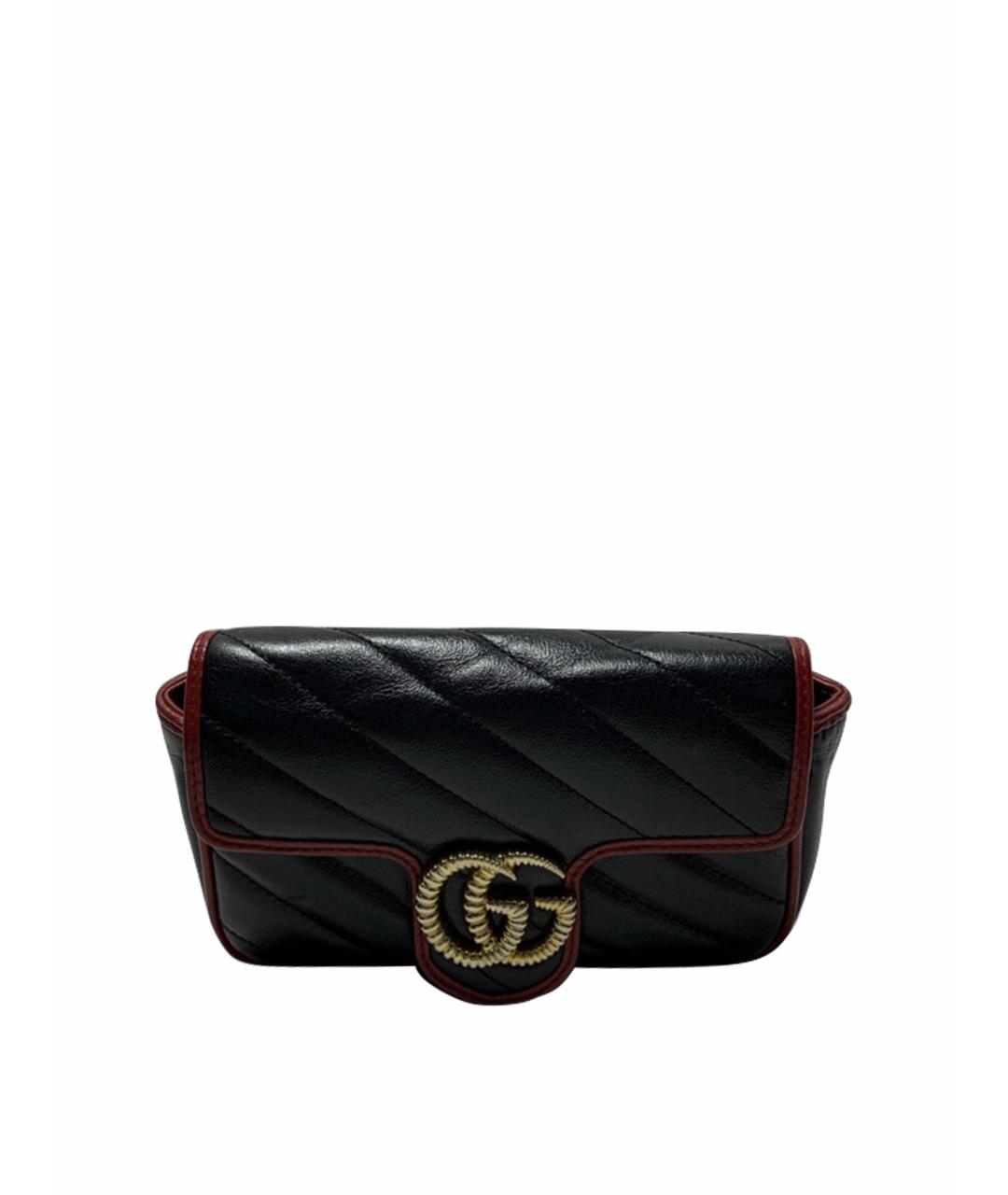 GUCCI Синяя кожаная сумка через плечо, фото 1