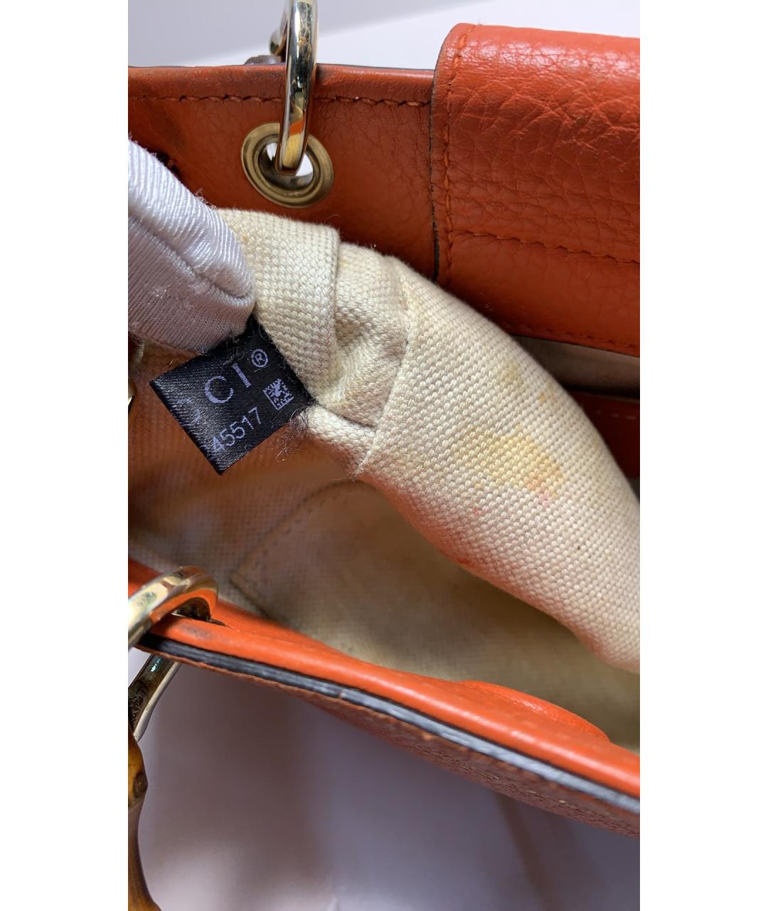 GUCCI Кожаная сумка через плечо, фото 5