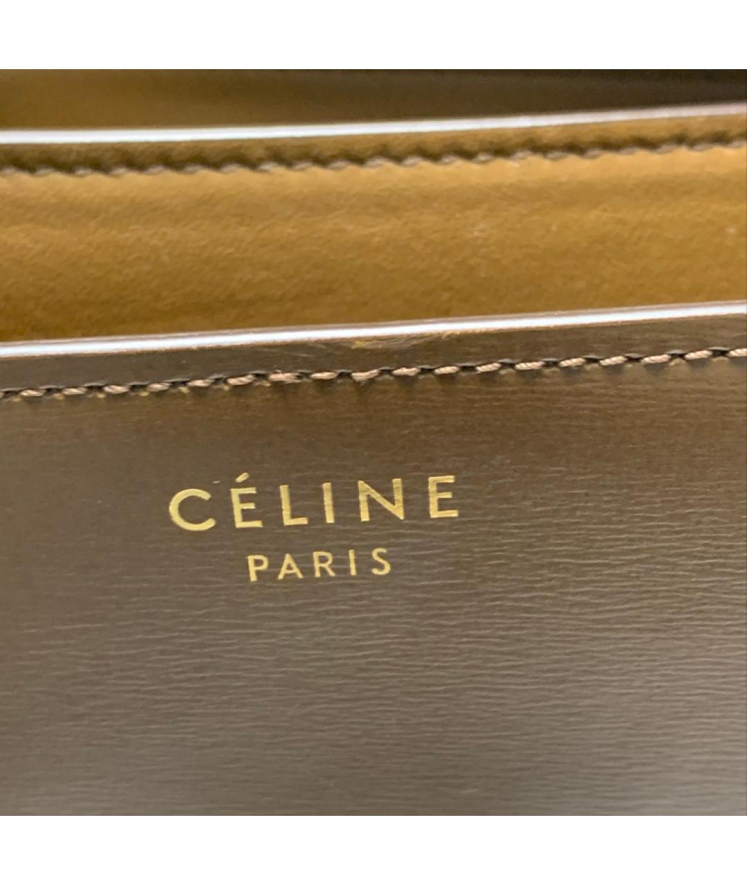CELINE Кожаная сумка через плечо, фото 2