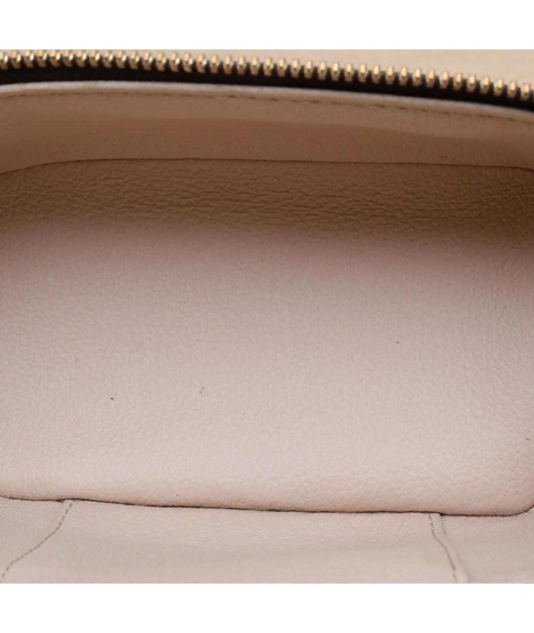 LOUIS VUITTON Коричневая кожаная косметичка, фото 8