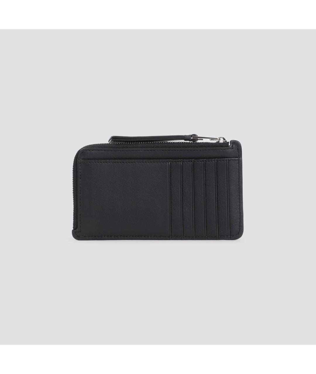 LOEWE Черный кожаный кошелек, фото 4