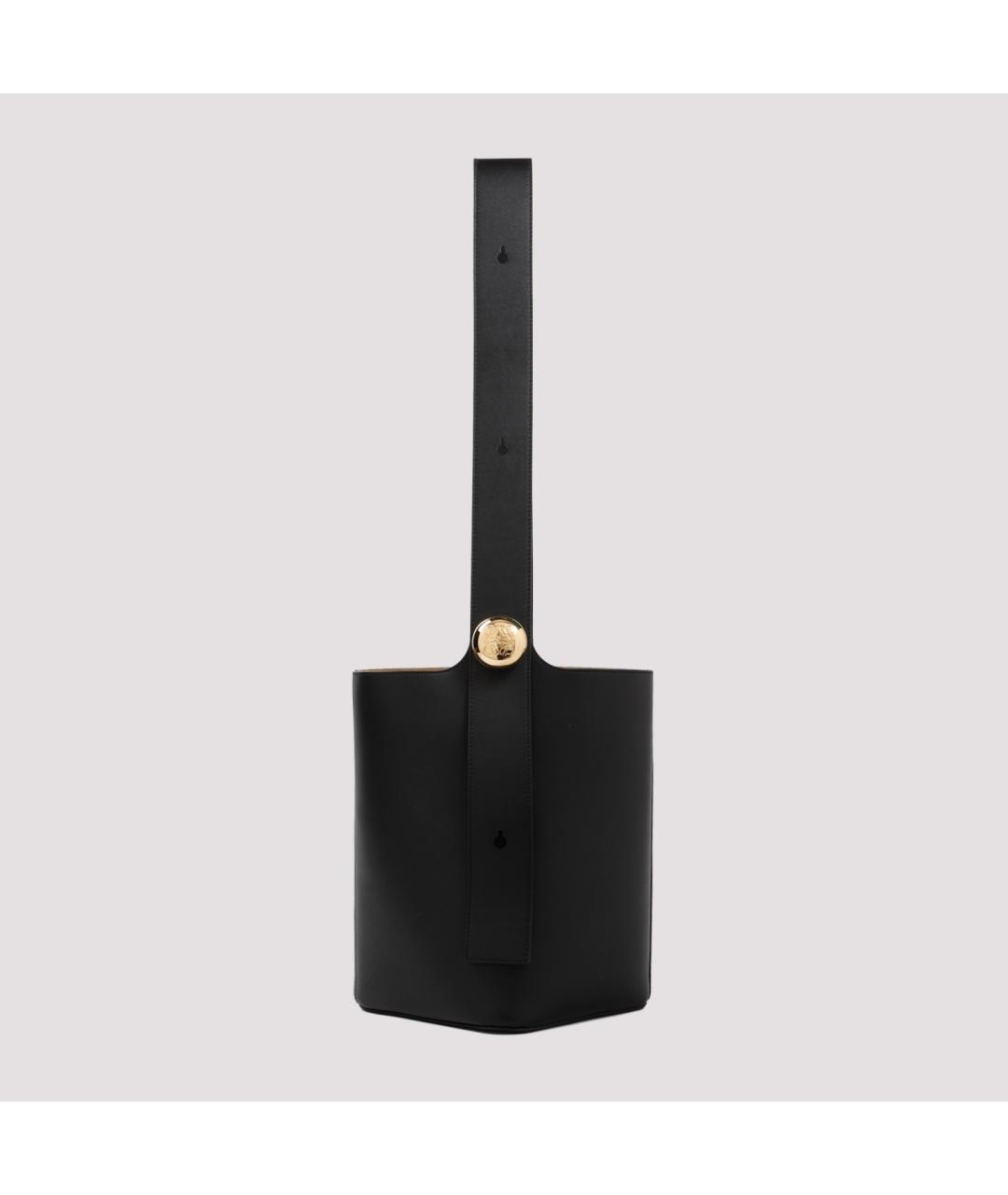 LOEWE Черная кожаная сумка через плечо, фото 3