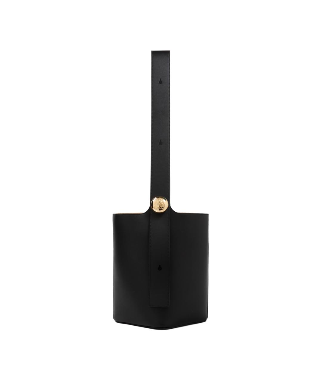 LOEWE Черная кожаная сумка через плечо, фото 1