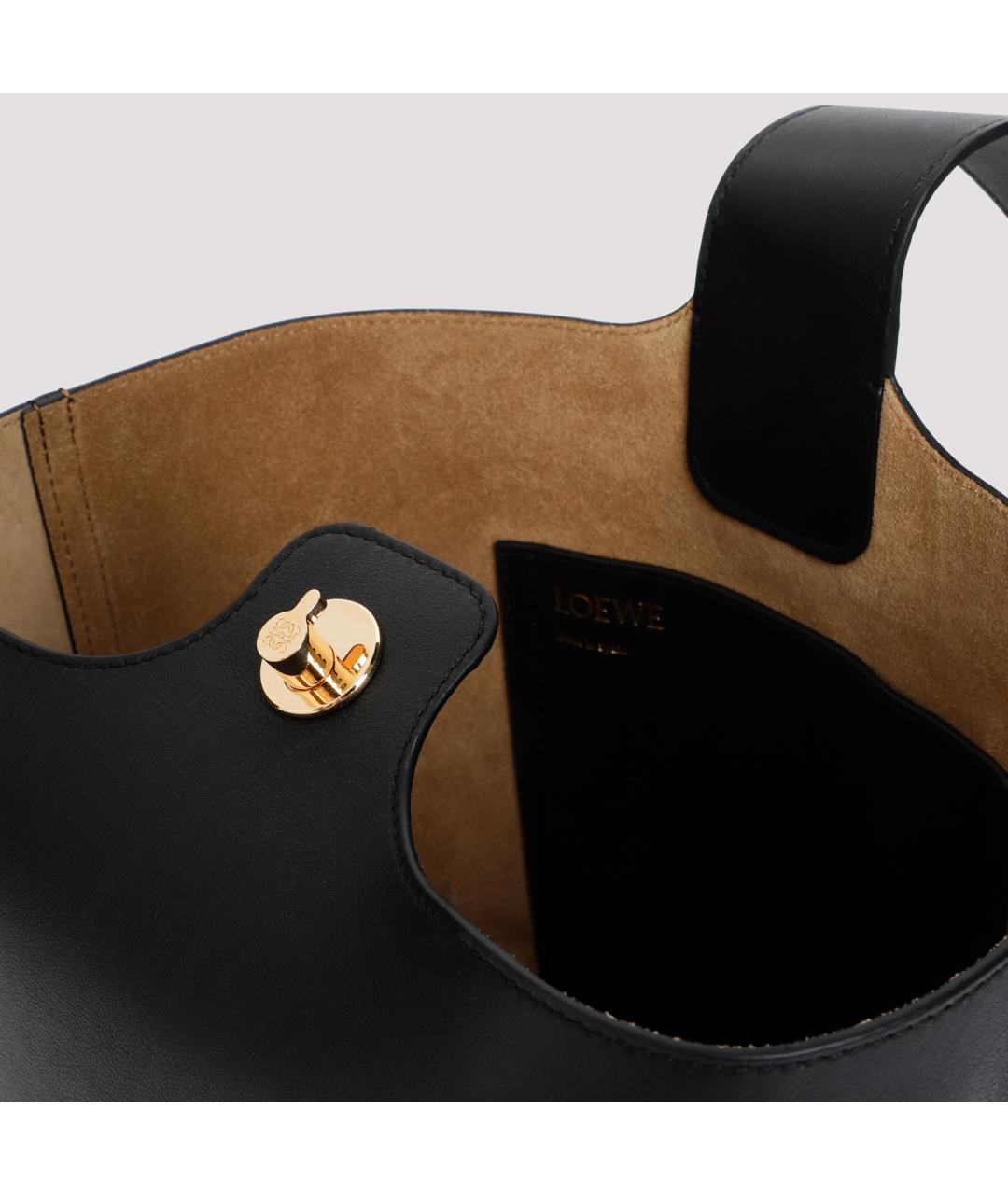 LOEWE Черная кожаная сумка через плечо, фото 6